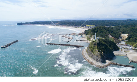 [Iwaki City, Fukushima Prefecture] Shioyazaki Lighthouse 80628207