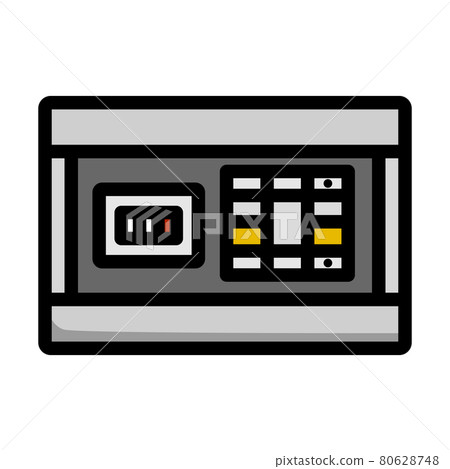Circuit Breakers Box Icon - Stock Illustration [80628748] - PIXTA