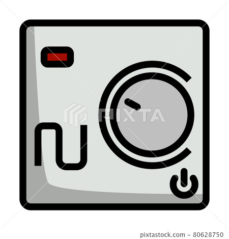 Warm Floor Wall Unit Icon 80628750