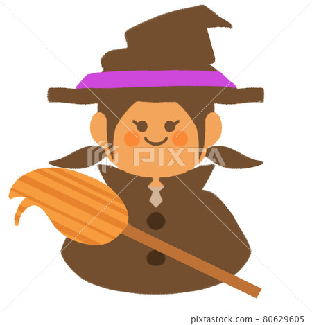 Halloween illustration (witch) 80629605