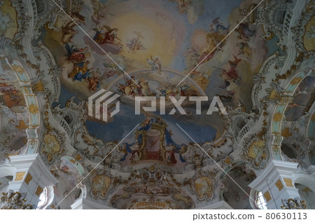 Pilgrimage Church of Wies, Germany Rococo ceiling painting 80630113