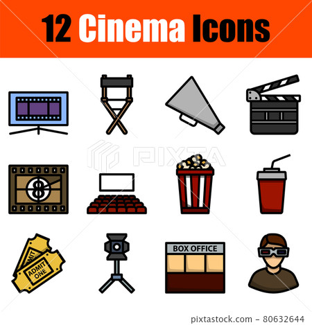 Cinema Icon Set 80632644