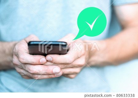 mobile banking online transaction man using phone mobile banking online transaction man using phone 80633338
