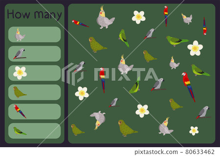 Kids mathematical mini game - count how many... - Stock Illustration ...