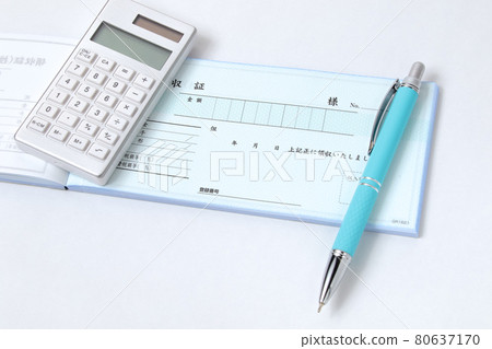 辦公用品，收據，計算器，計算器，圓珠筆，文具，文具，管理，鋼筆，商務，工作，會計，辦公 80637170