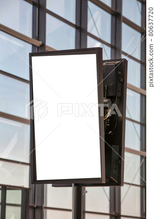 Flight display monitor in airport Flight display monitor in airport 80637720