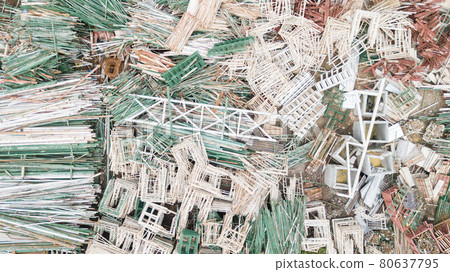 iron pile in construction site iron pile in construction site 80637795