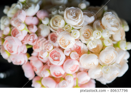 artificial of pink rose flower 80637796