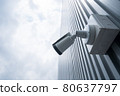 CCTV Camera on the out door wall 80637797