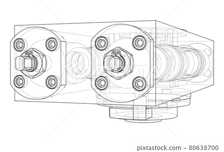 Abstract industry object concept. Vector 80638700