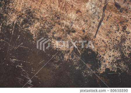 Old scratched black metal texture, dirty dark background 80638890