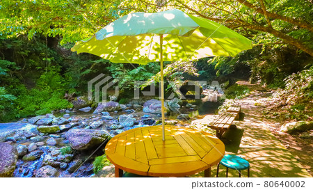 Summer refreshing spot Kamaga Falls 80640002