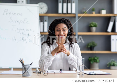 Zoom conference with students, online lesson at home, modern education with tutor, covid-19 outbreak Zoom conference with students, online lesson at home, modern education with tutor, covid-19 outbreak 80640321