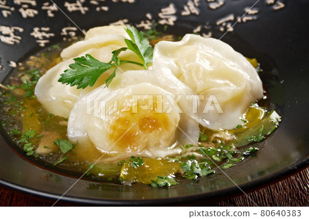 potato and mushrooms dumplings .Dim Sum potato and mushrooms dumplings .Dim Sum 80640383