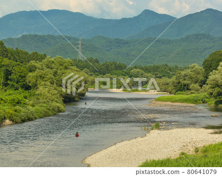 Ayu fishing of Mikami River Ayu fishing of Mikami River 80641079