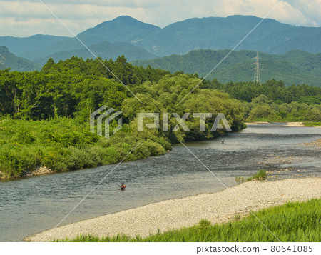 Ayu fishing of Mikami River Ayu fishing of Mikami River 80641085