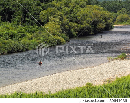 Ayu fishing of Mikami River 80641086