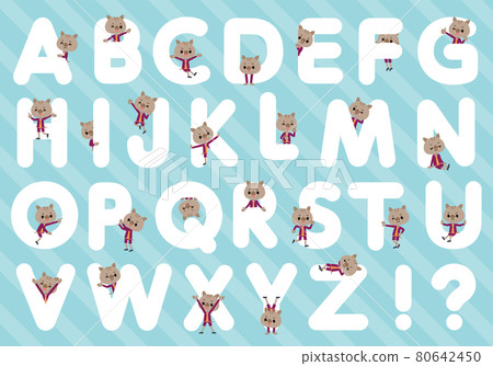 A set of boar boys designed to match the alphabet A set of boar boys designed to match the alphabet 80642450