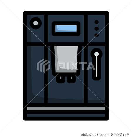 Kitchen Coffee Machine Icon 80642569