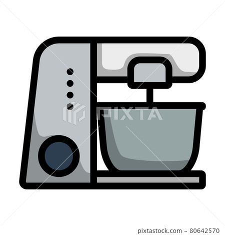 Kitchen Food Processor Icon 80642570