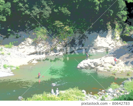 Ayu fishing summer Ayu fishing summer 80642783