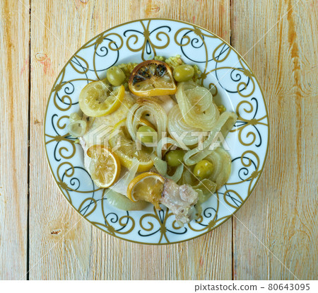 Saudi Arabian lemon chicken Saudi Arabian lemon chicken 80643095