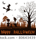 Holiday Halloween Background 80643439