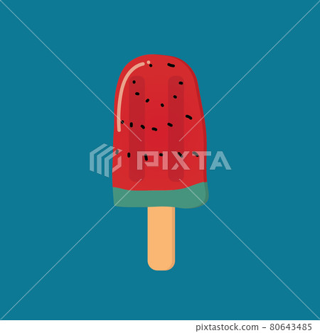 Watermelon Ice Cream for Summer,Illustrator 10. 80643485