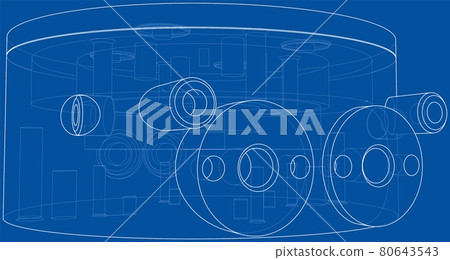Abstract industry object concept. Vector Abstract industry object concept. Vector 80643543