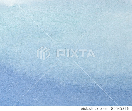 Abstract blue gradient watercolor textured backdrop. 80645816