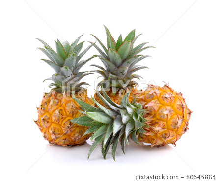 Pineapple isolated on white background 80645883