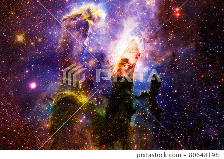 Outer space. Elements of this image furnished by NASA Outer space. Elements of this image furnished by NASA 80648198