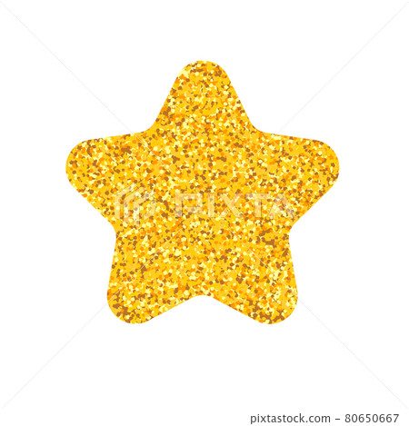 Vector gold star. Element for advertising poster for restaurant, boutique , fashion and party. Flat cartoon vector illustration. Vector gold star. Element for advertising poster for restaurant, boutique , fashion and party. Flat cartoon vector illustration. 80650667