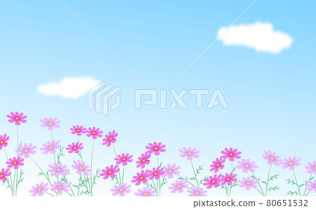 宇宙和藍天 宇宙向左升起 80651532