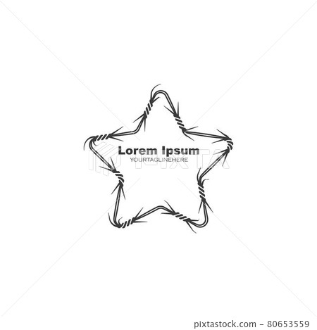 barbed wire vector illustration design barbed wire vector illustration design 80653559