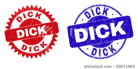 DICK Round and Rosette Stamps with Corroded Texture DICK Round and Rosette Stamps with Corroded Texture 80653869