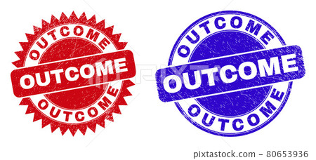 OUTCOME Rounded and Rosette Watermarks with Distress Texture OUTCOME Rounded and Rosette Watermarks with Distress Texture 80653936