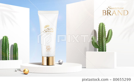 3d summer sunscreen tube ad 3d summer sunscreen tube ad 80655299