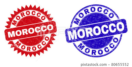 MOROCCO Rounded and Rosette Stamps with Unclean Style MOROCCO Rounded and Rosette Stamps with Unclean Style 80655552