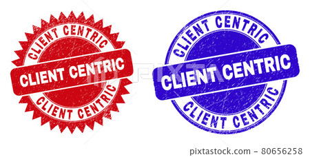CLIENT CENTRIC Round and Rosette Stamp Seals with Unclean Surface CLIENT CENTRIC Round and Rosette Stamp Seals with Unclean Surface 80656258