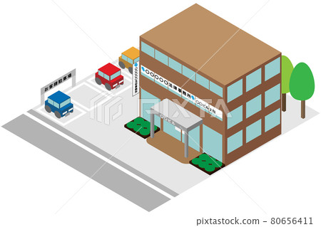 Isometric law firm building Isometric law firm building 80656411