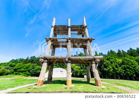 Aomori Prefecture Sannai Maruyama Site Six Pillar Building Aomori Prefecture Sannai Maruyama Site Six Pillar Building 80656522