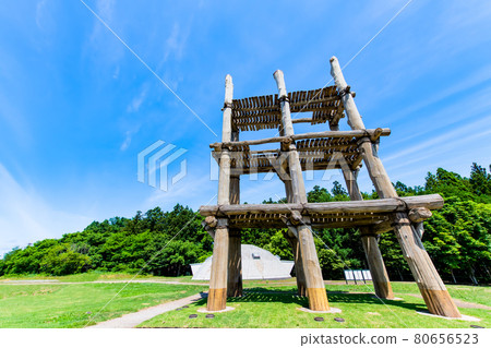 Aomori Prefecture Sannai Maruyama Site Six Pillar Building 80656523
