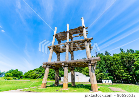 Aomori Prefecture Sannai Maruyama Site Six Pillar Building 80656532