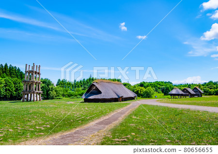 青森縣三內丸山遺址 大坑房六柱式建築 80656655