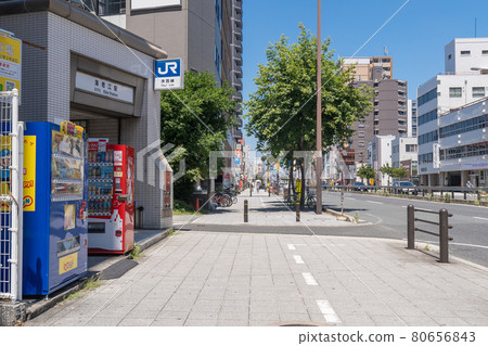 Scenery in front of the station Ebie Station Scenery in front of the station Ebie Station 80656843