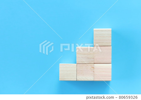 由積木製成的樓梯 1 80659326