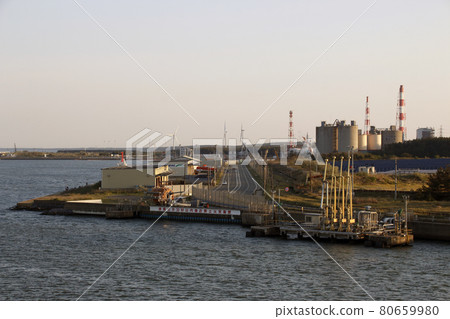 At the Shin Nihonkai Ferry calling at Akita Port (Niigata → Akita) 80659980
