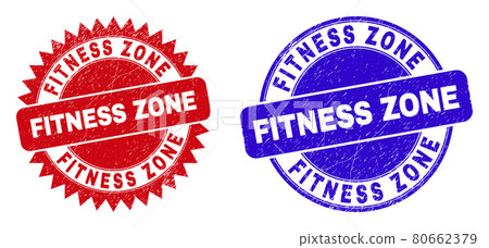 FITNESS ZONE Round and Rosette Watermarks with Unclean Surface FITNESS ZONE Round and Rosette Watermarks with Unclean Surface 80662379