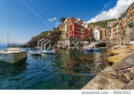 Riomaggiore Village - International Landmark Cinque Terre Liguria Italy Riomaggiore Village - International Landmark Cinque Terre Liguria Italy 80663052